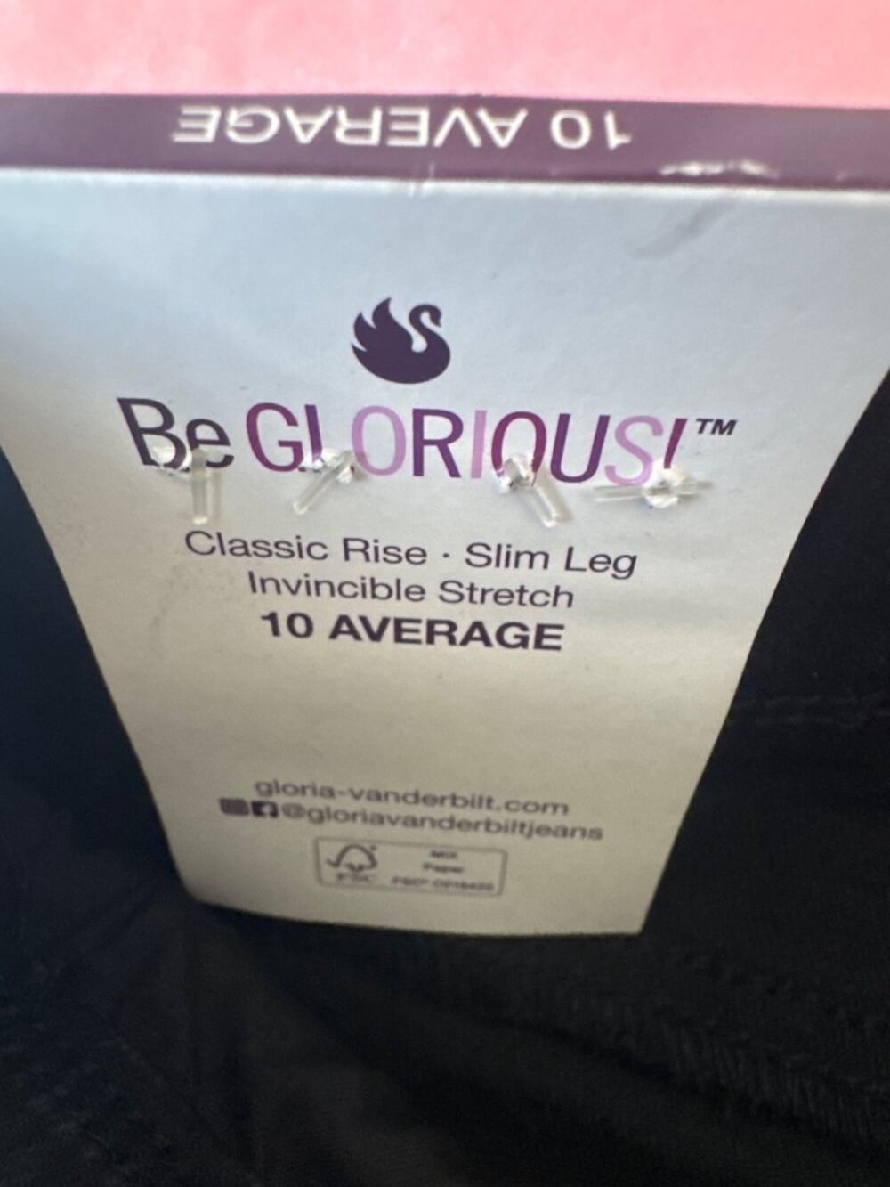 New Gloria Vanderbilt Size 10 Amanda Black Pull-On Slimming Stretch Pants - Picture 6 of 14